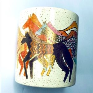 Laurel Burch 1990 Native Horses Art Coffee Mug